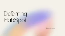Deferring HubSpot by @yassinetk.codes